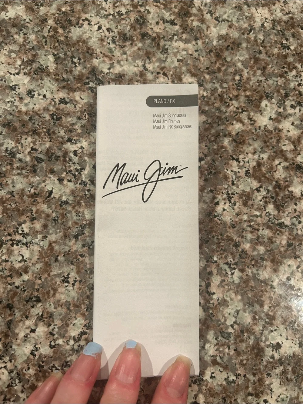 Maui Jim Black Sunglasses With Blue Lens